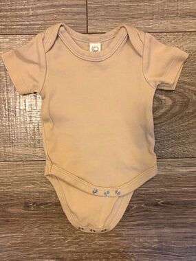 Colored Organics Tan Baby Bodysuit